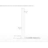 Steel floor fountain Leuben