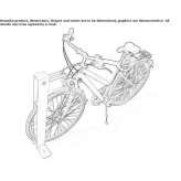 Steel bicycle stand Siamanna