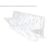Galvanized steel bench Newbury