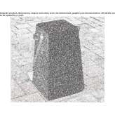 Concrete post with chains Sciolze