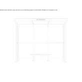 Glass and steel porch for the bus stop Gagliato
