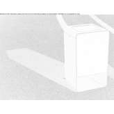 Outdoor steel waste bin Rollegem