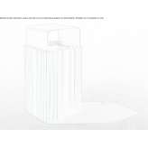 Outdoor steel waste bin Solden