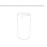 Galvanized steel waste bin Ried