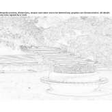 Round bench with integrated flowerpot Obreja