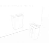 Steel waste bin Sabnova