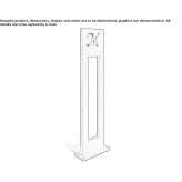 Bagażnik rowerowy Corten™ Heers