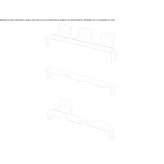 Modular bench with backrest Ardore