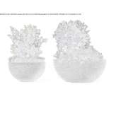 Round flowerpot made of reconstructed stone Pirava