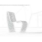 Steel garden chair Dracsani