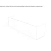 Backless bench Serent