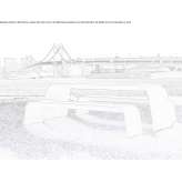 Rectangular table for public places Svecha