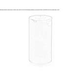 Zewnętrzny kosz na śmieci Corten™ z pokrywą Araci