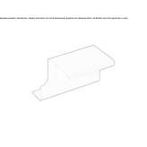 Corten™ backless bench Ormea