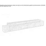 Pine bench without backrest Saugus