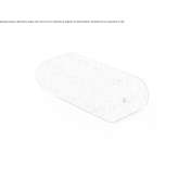 Ławka kamienna zrekonstruowana przekrojowo Sindor