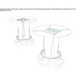 Table for public places / ashtray Ilandza