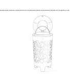 Waste bin with cover Temse