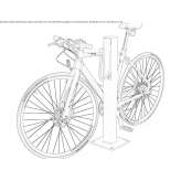 Aluminum bicycle stand Kepsut