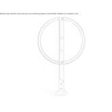 Aluminum bicycle stand Kemberg