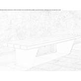 Wooden bench Casper