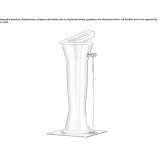 Cast iron multi-jet floor fountain Garsten