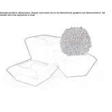 Steel flowerpot Star