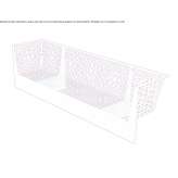 Galvanized steel bench with armrests and backrest Teplovka