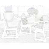 Garden chair made of stainless steel Agullana