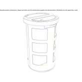 Kosz na śmieci do sortowania śmieci Juanico