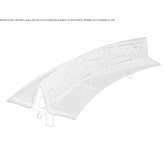 Sectional steel bench with backrest Recreio