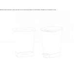 Plastic waste bin with cover Borowno