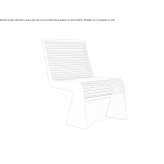 Garden chair made of stainless steel Atzara