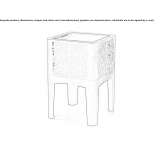 Steel flowerpot Valpacos