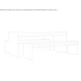 Rectangular picnic table made of steel and wood Maranon