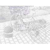 A bike rack Honrubia