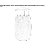 Waste bin with cover Suelysap