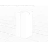 Outdoor stainless steel waste bin Vianden