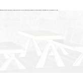 Rectangular stainless steel table for public places Agullana