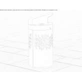 Outdoor stainless steel waste bin with cover Vianden