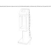 Outdoor waste bin Meliana