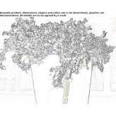 Wysoka doniczka Corten™ Pyrford
