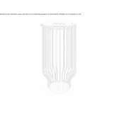 Outdoor steel waste bin with cover Krosno
