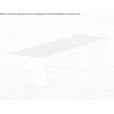 Stainless steel bench Atzara