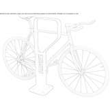 Metal bicycle stand Garbsen