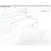 Backless bench Fehring