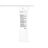 Free-standing one-sided advertising totem Larcay