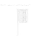 Outdoor wooden waste bin Montmacq