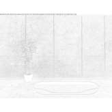 Reconstructed stone bench without backrest Paradies