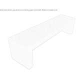Steel-reinforced concrete bench with luminescent particles. Nurdagi